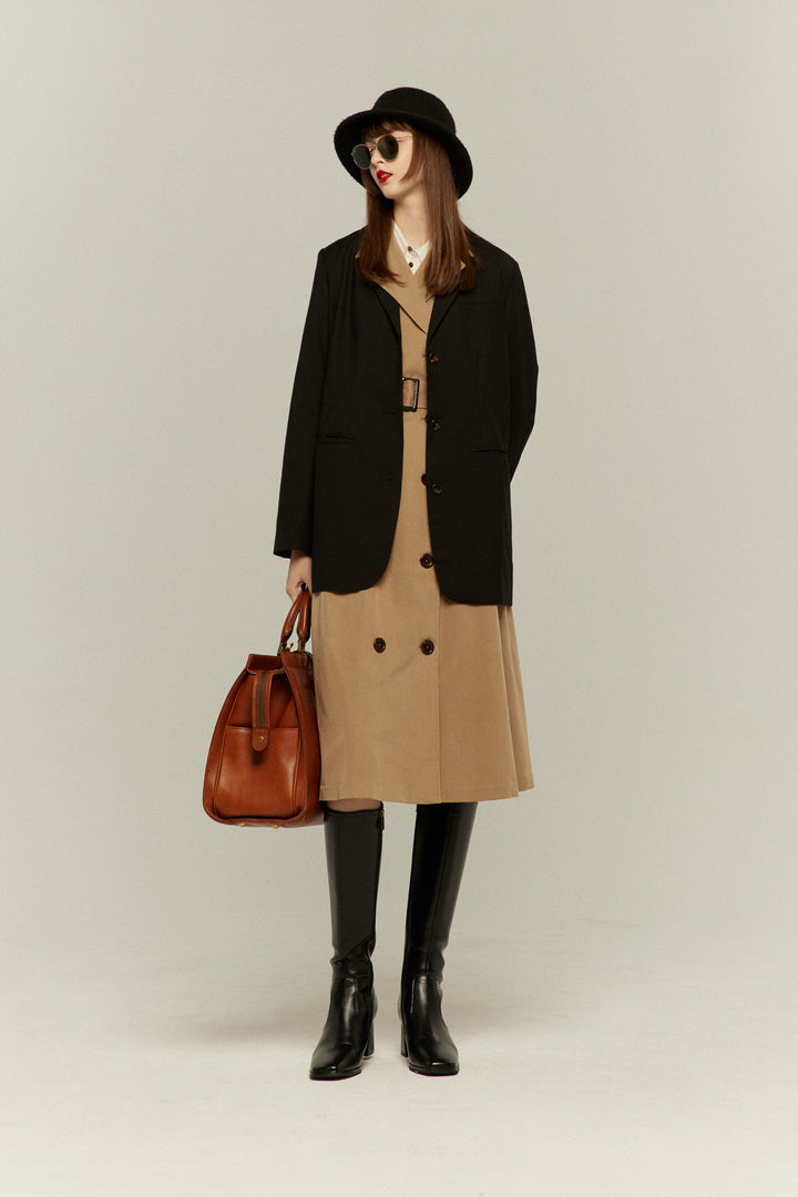 "I have to hang up" Removable pleated jacket (Copy)