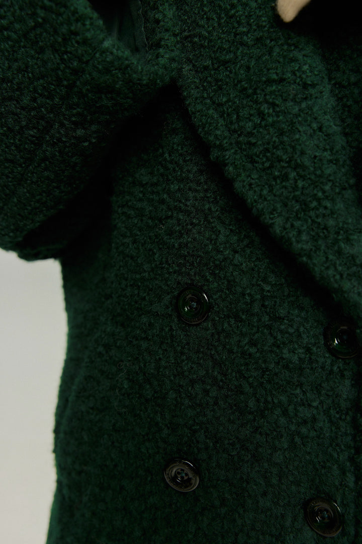 《デザートお願いします》ダブルブレストジャケット-Green