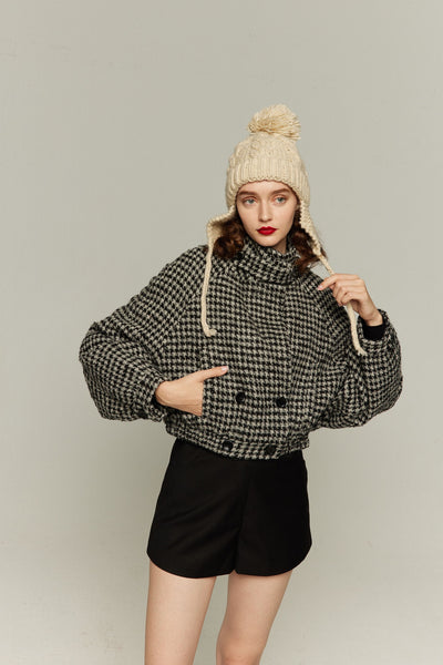 《チケットはすべて完売》2wayダブルブレストデザインジャケット-Black