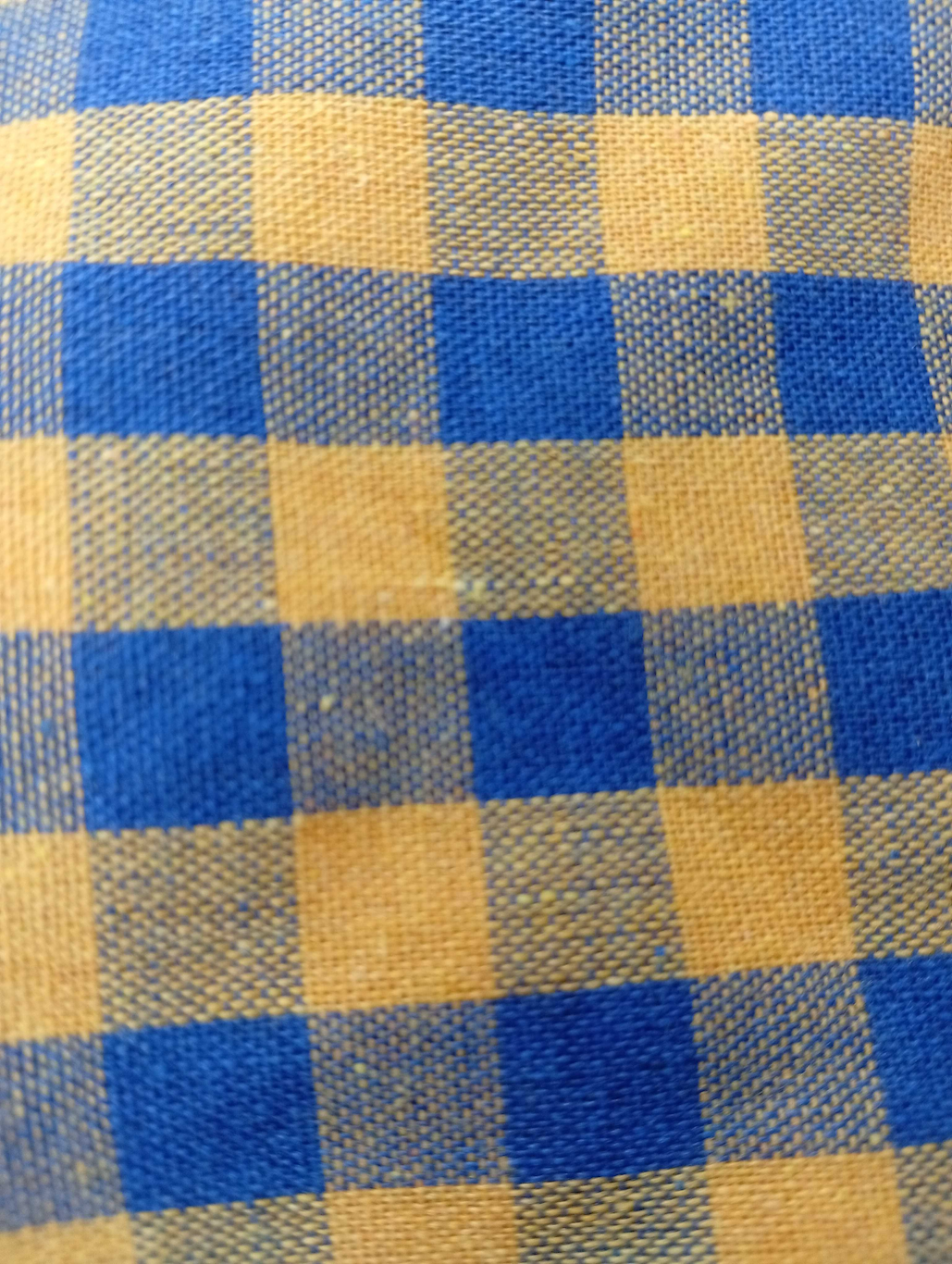 《パン屋から噂話が流れてきた》クロップドチェックジャケット-Yellow