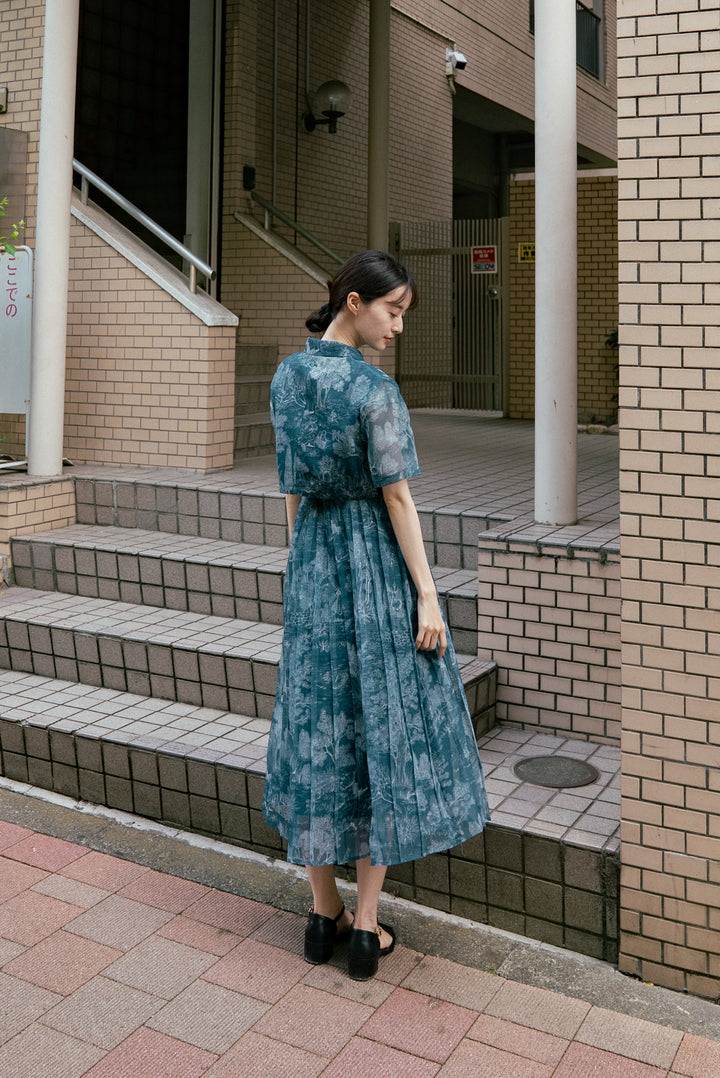 《これは非売品です。》ハイウエストプリーツスカート-Green
