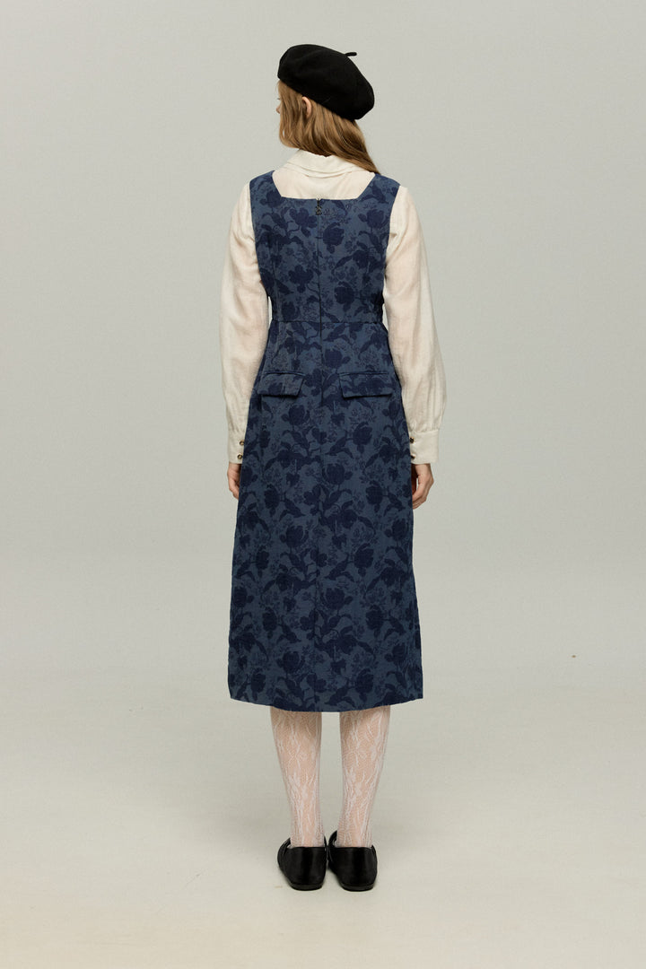 TNEWTIES《How to hold chopsticks》Dress-Navy