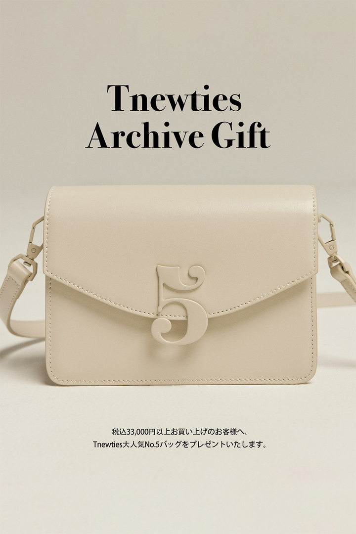 《期間限定プレゼント！No.5本革バッグ》-White