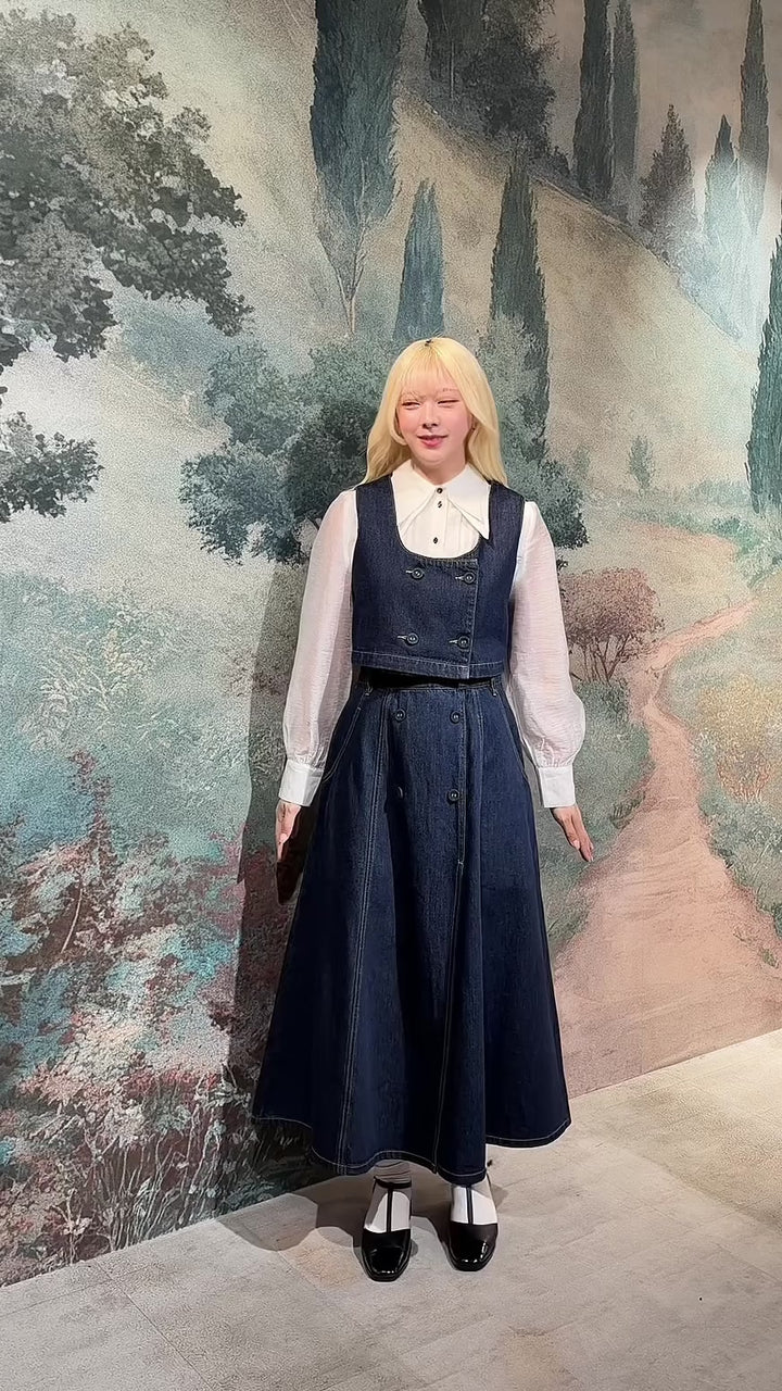 TNEWTIES《Product name》⚪︎⚪︎Flare long skirt-Color
