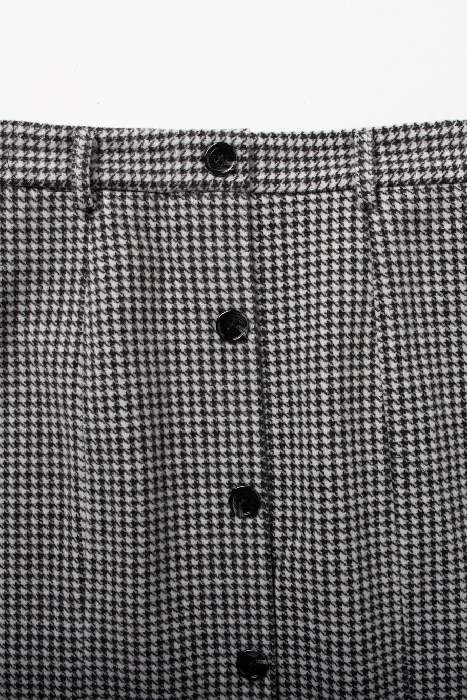 [Pinch your cheeks] High waist scallop design skirt-Coffee