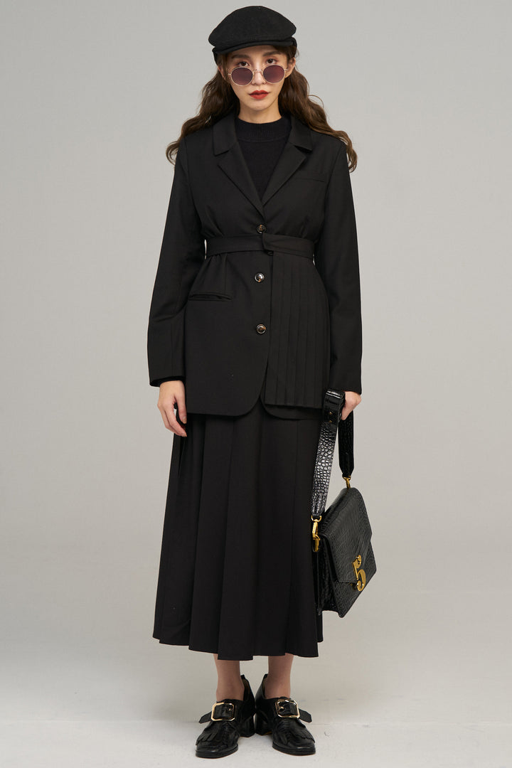"I have to hang up" Removable pleated jacket (Copy)