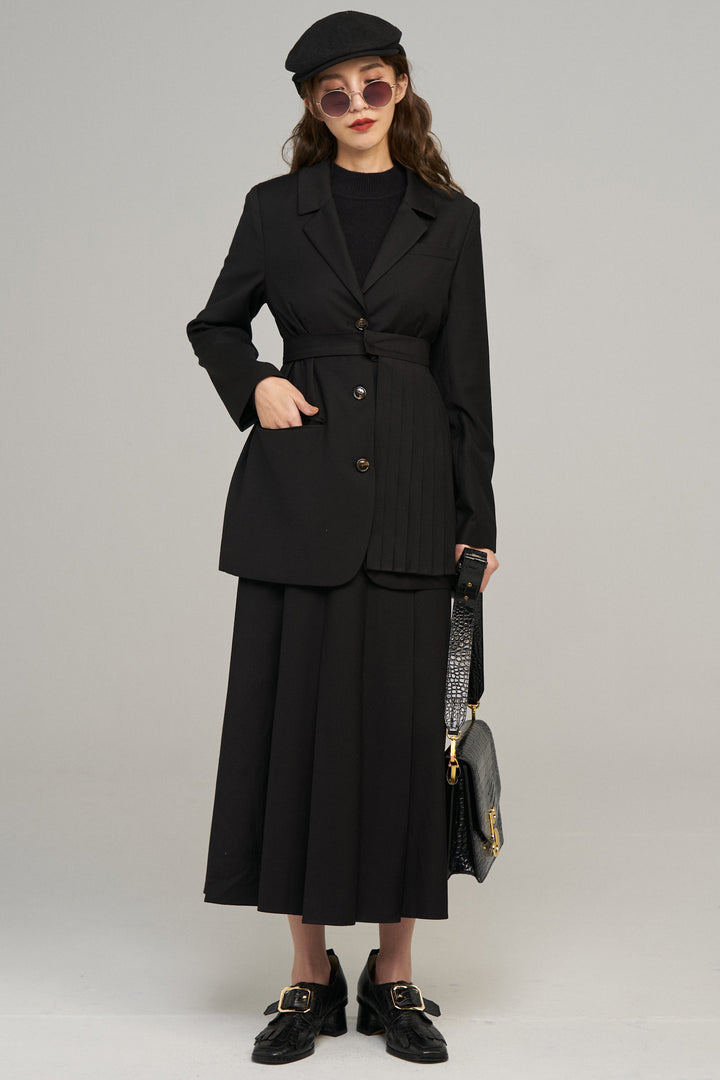 "I have to hang up" Removable pleated jacket (Copy)
