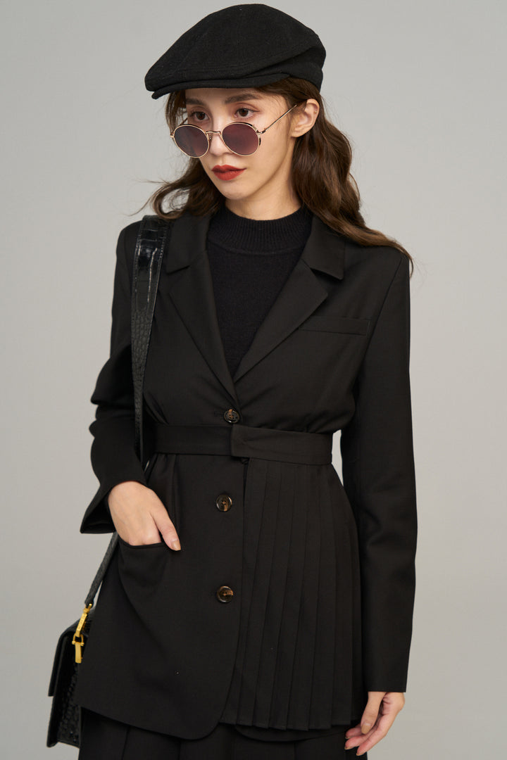 "I have to hang up" Removable pleated jacket (Copy)