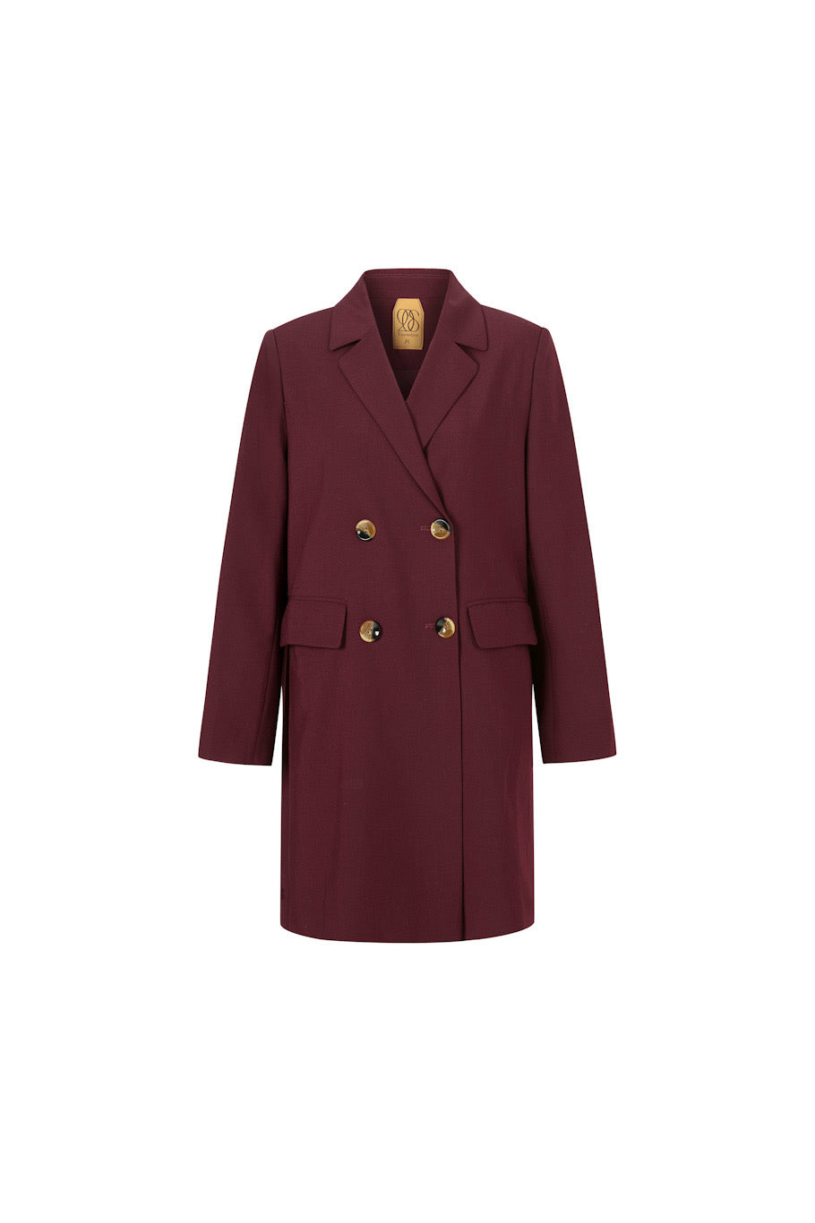 《Toy Train》Double-breasted A-line jacket