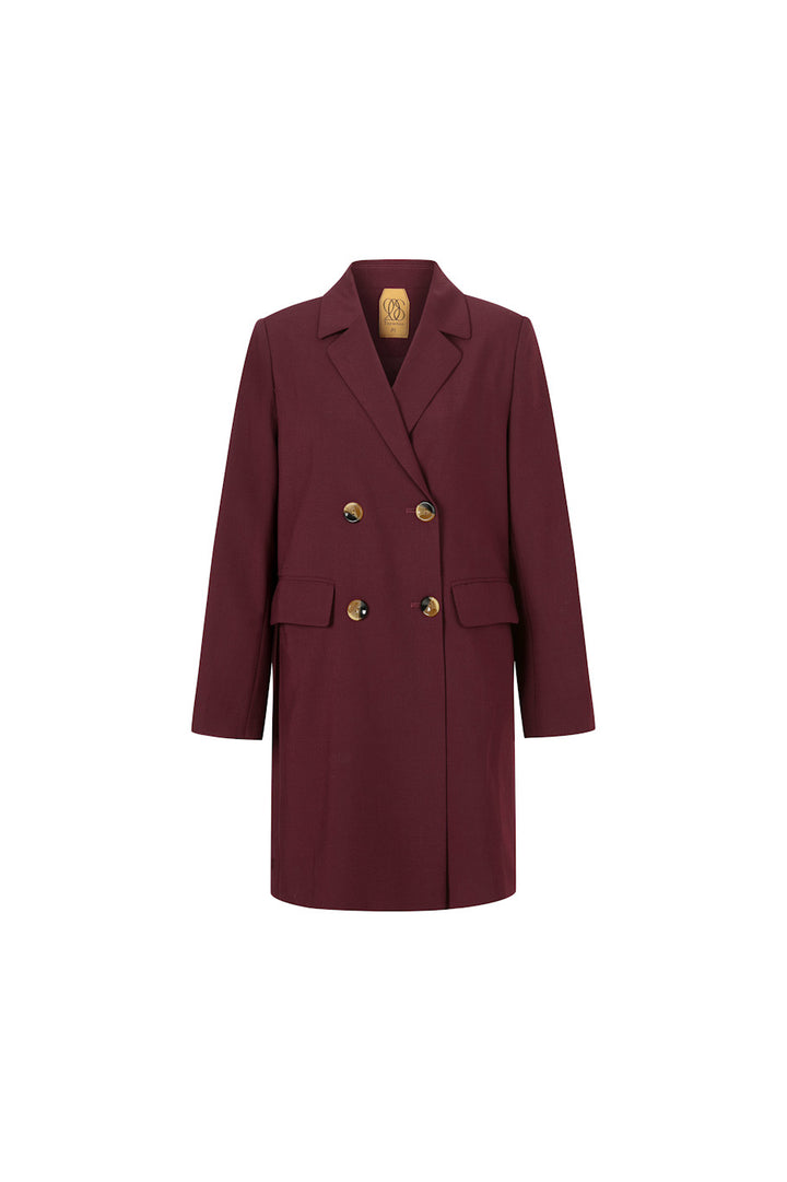 《Toy Train》Double-breasted A-line jacket