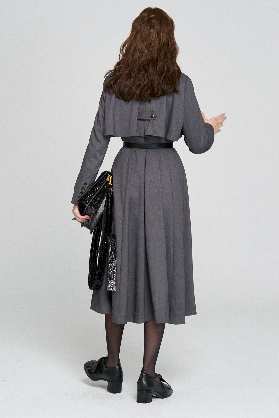 《賞金100万円》インバネスコートドレス-Gray