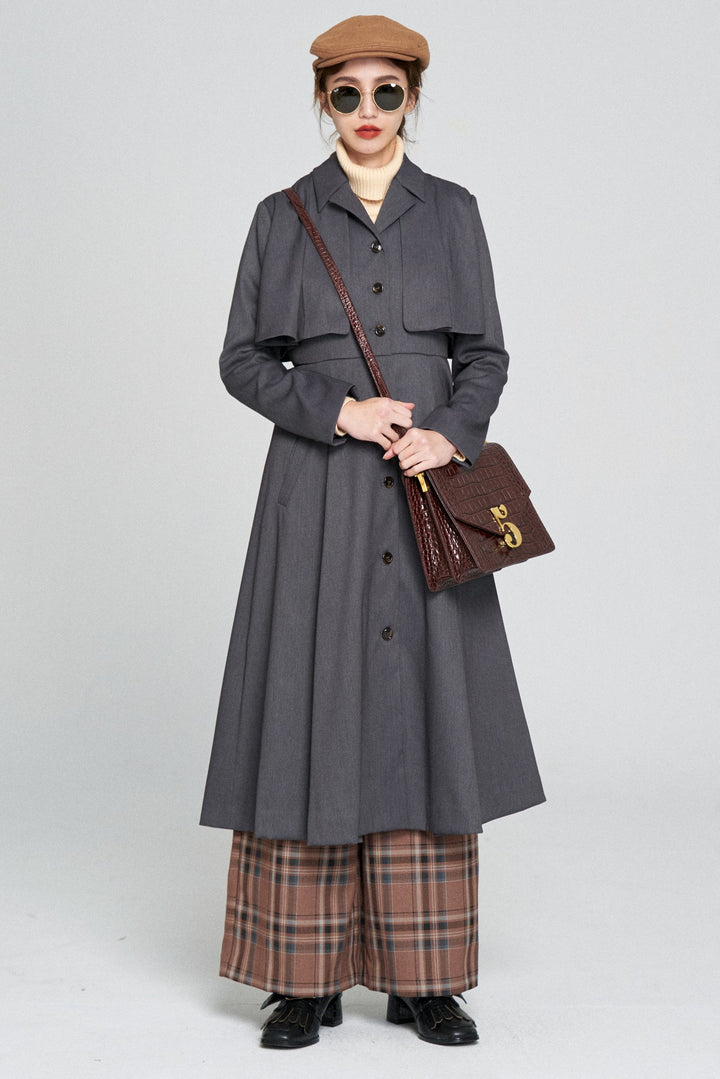 《賞金100万円》インバネスコートドレス-Gray