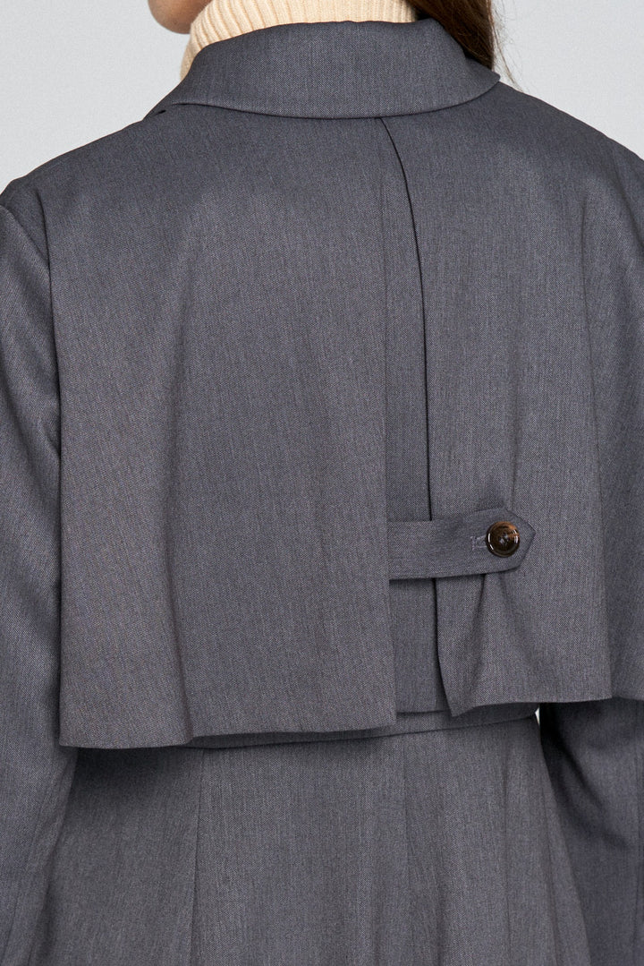 《賞金100万円》インバネスコートドレス-Gray