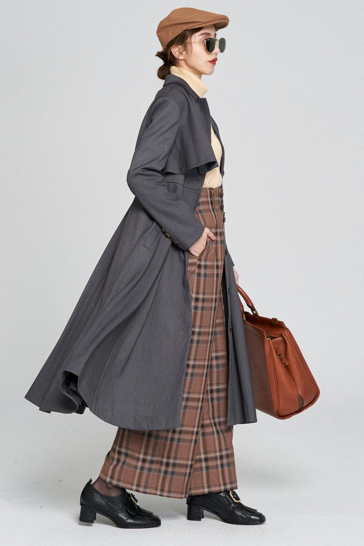 《賞金100万円》インバネスコートドレス-Gray