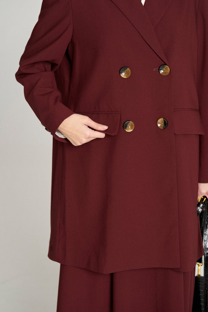 "Toy Train" High Waist Box Pleated Long Skirt