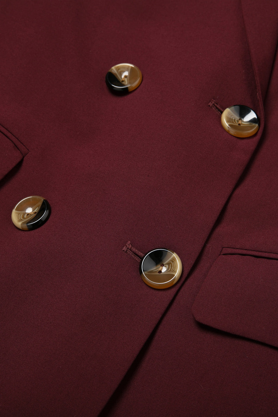 《Toy Train》Double-breasted A-line jacket