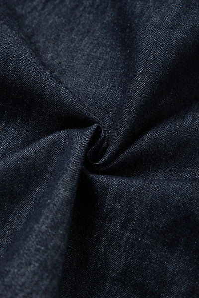 《もうひとつのダイアリー》クロップドデニムジャケット-Navy