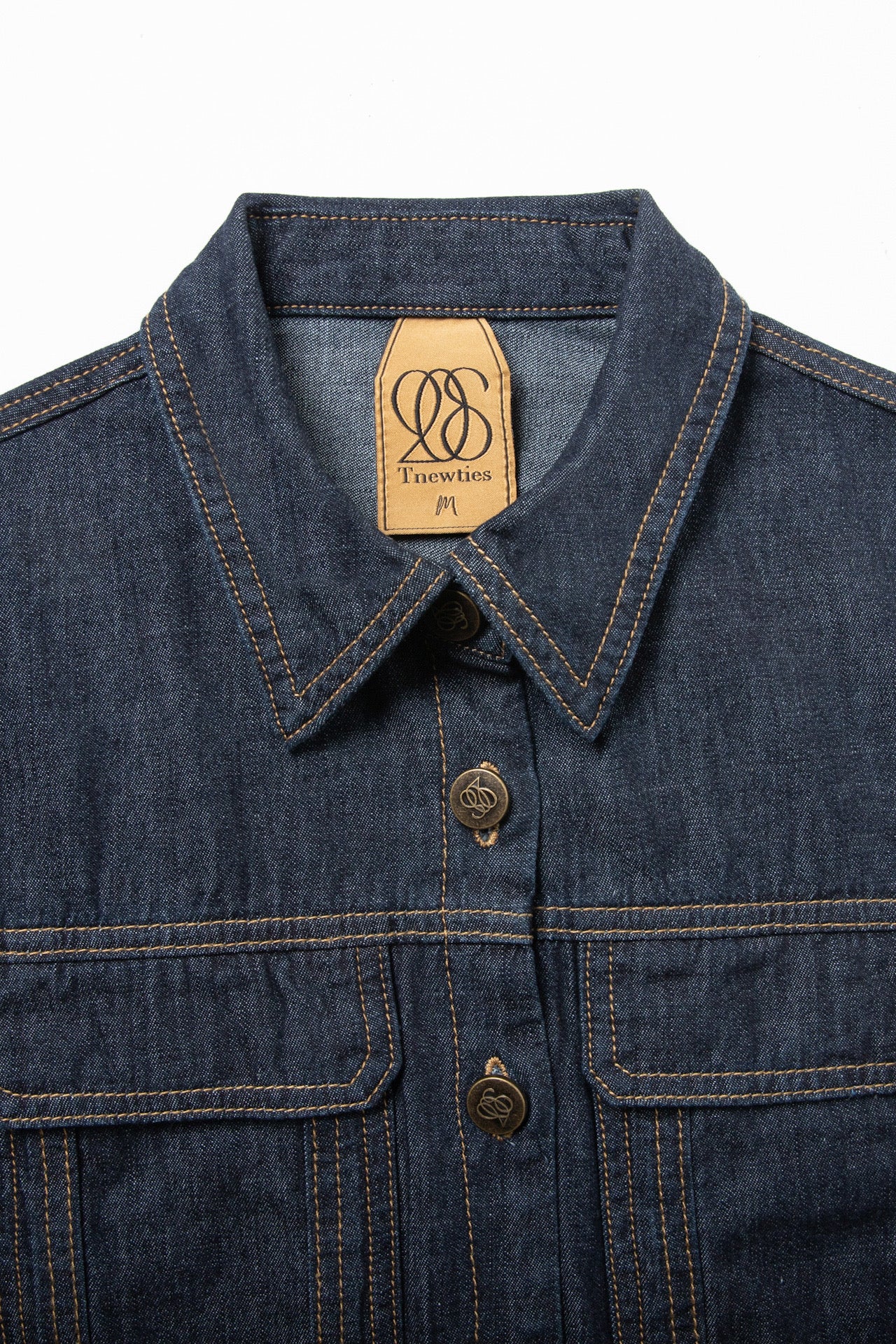 《もうひとつのダイアリー》クロップドデニムジャケット-Navy