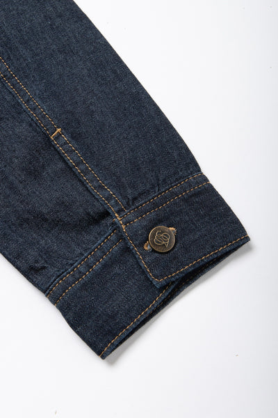 《もうひとつのダイアリー》クロップドデニムジャケット-Navy
