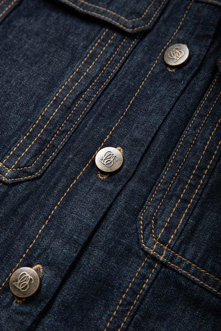 《もうひとつのダイアリー》デニムジャケット-Navy