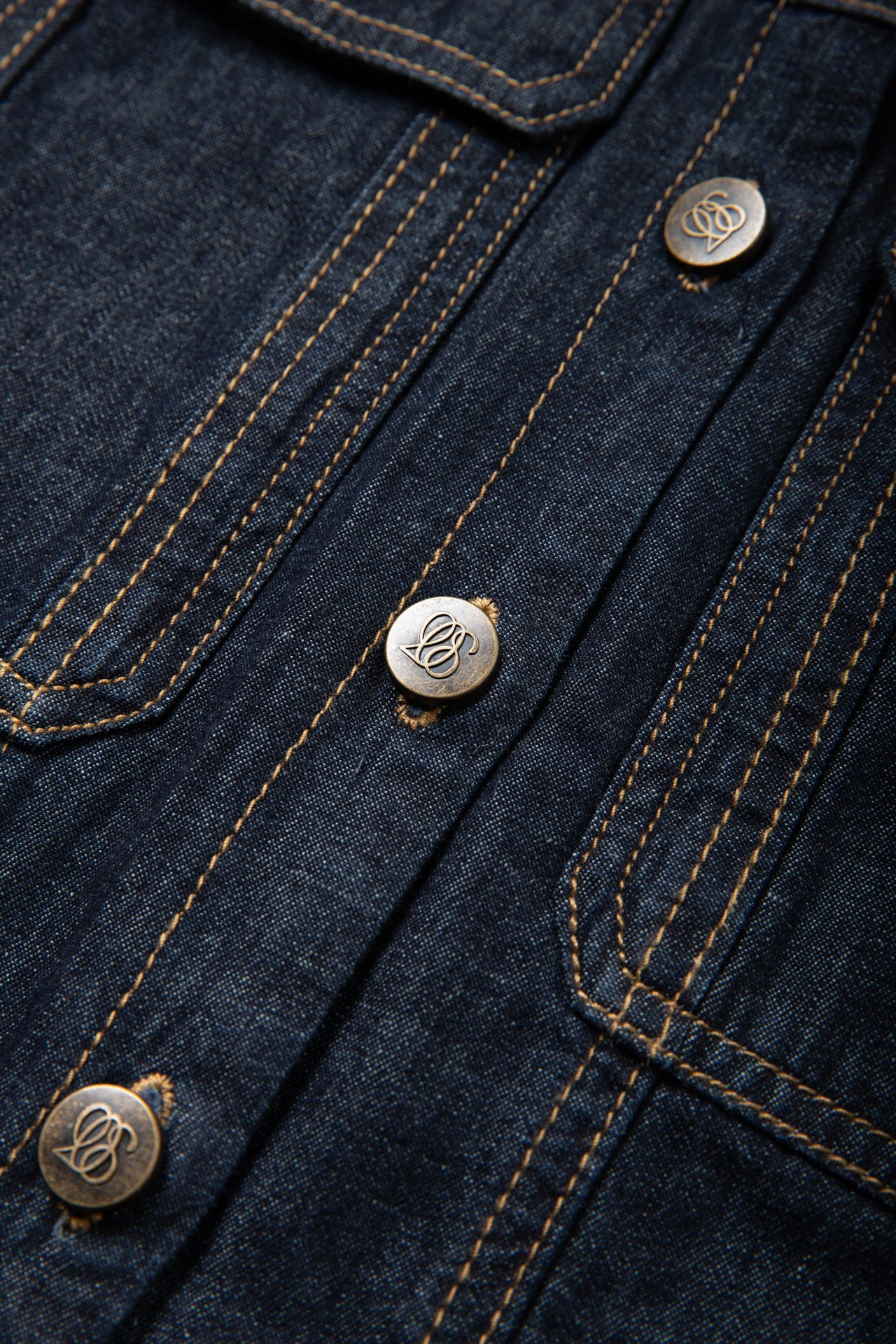 《もうひとつのダイアリー》クロップドデニムジャケット-Navy